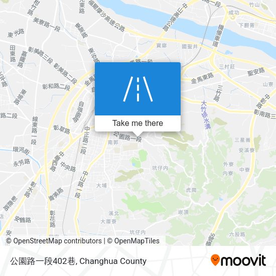 公園路一段402巷地圖