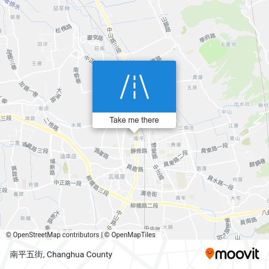 南平五街 map