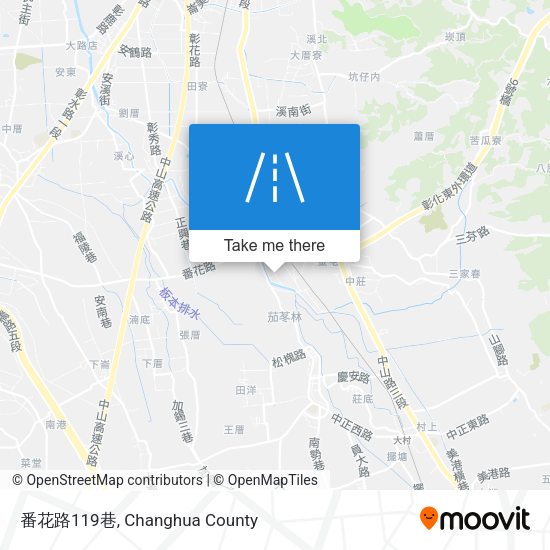 番花路119巷 map