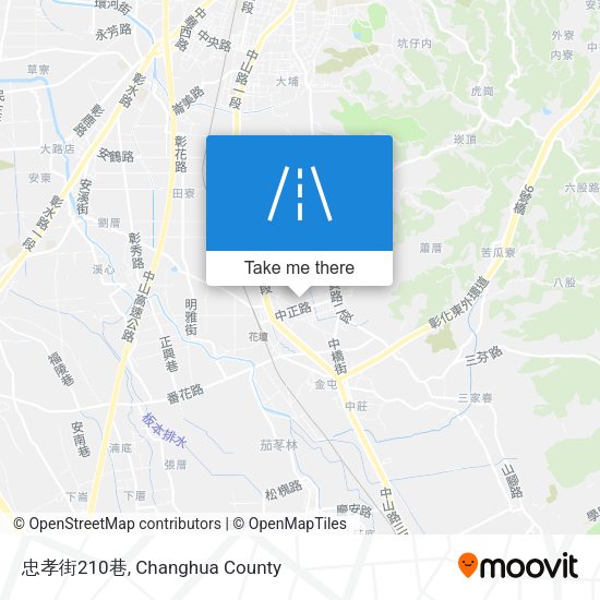 忠孝街210巷 map