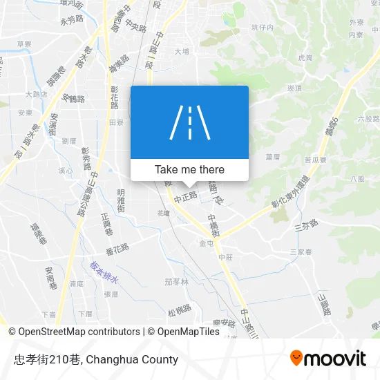 忠孝街210巷 map