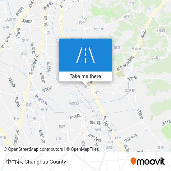 中竹巷 map