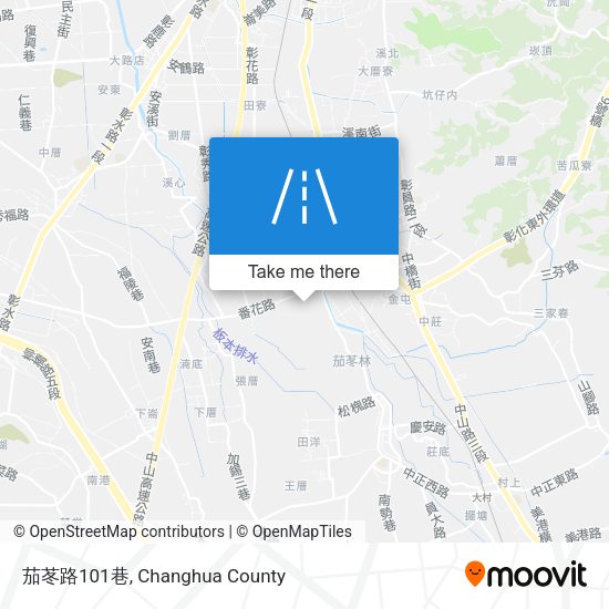 茄苳路101巷 map