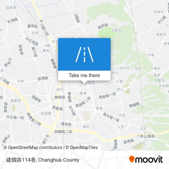 建國路114巷地圖