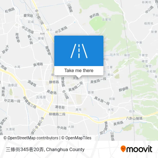 三條街345巷20弄 map