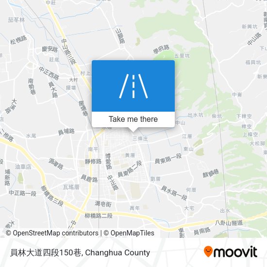 員林大道四段150巷地圖