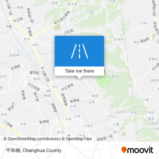 平和橋 map