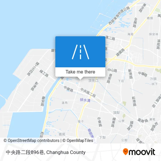 中央路二段896巷地圖