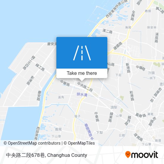 中央路二段678巷 map