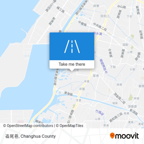 崙尾巷地圖