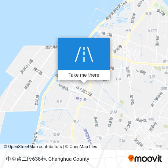 中央路二段638巷地圖
