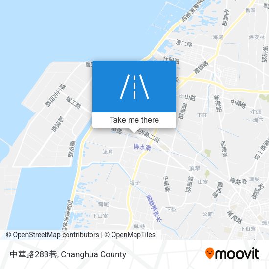 中華路283巷 map