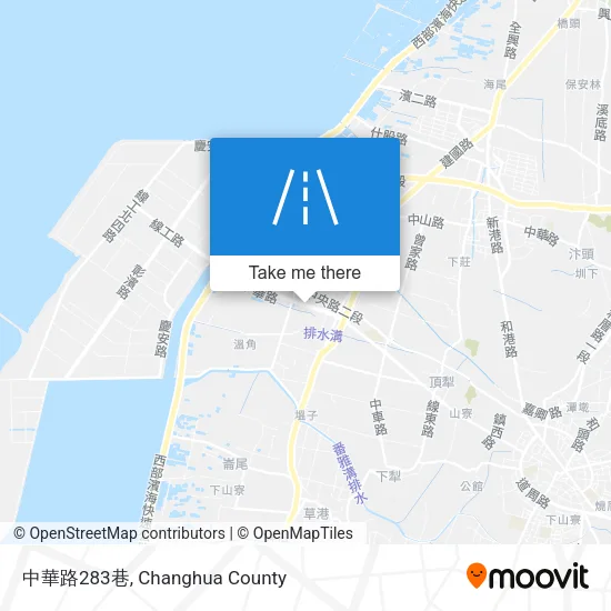 中華路283巷地圖