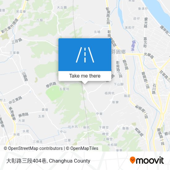 大彰路三段404巷地圖