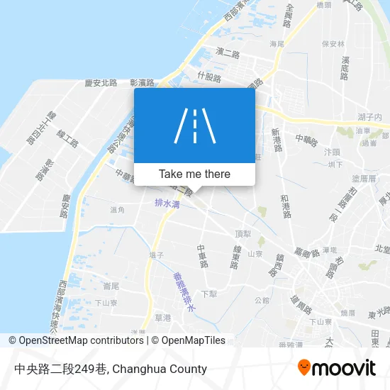 中央路二段249巷地圖