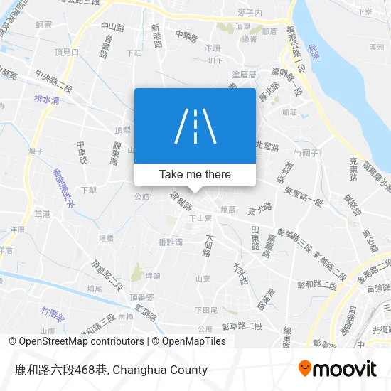 鹿和路六段468巷地圖