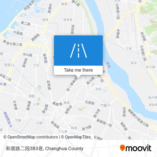 和厝路二段383巷地圖