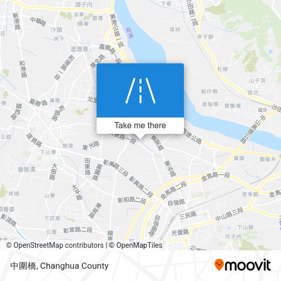 中圍橋地圖