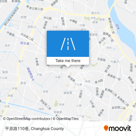 平原路110巷地圖