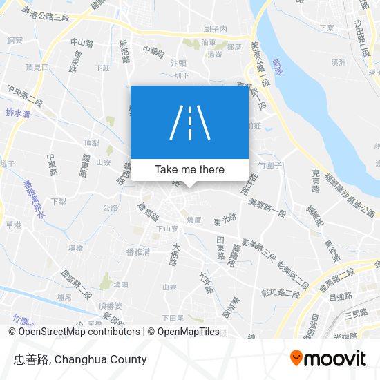 忠善路 map