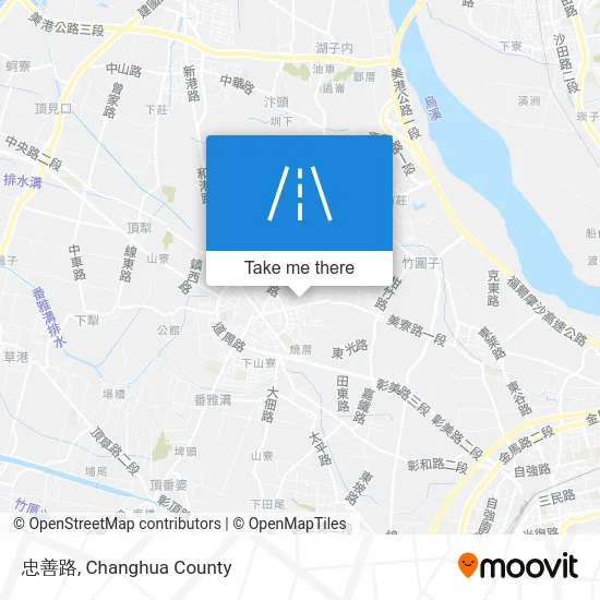 忠善路 map