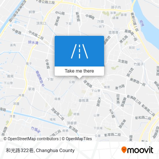 和光路322巷 map