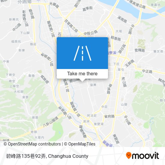 碧峰路135巷92弄地圖