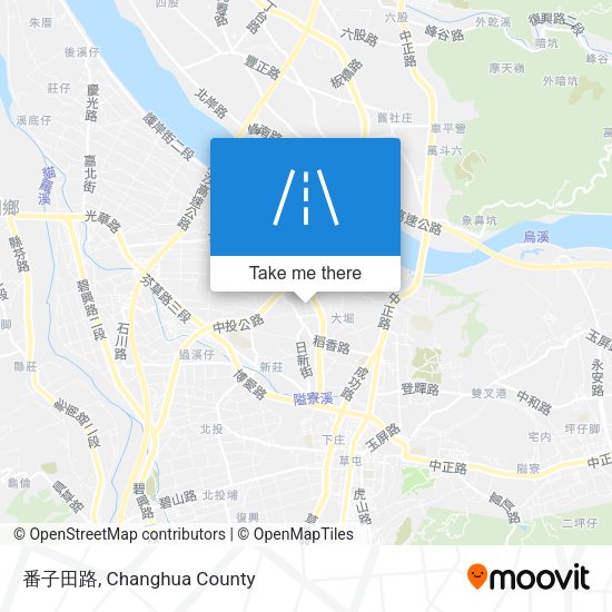 番子田路地圖