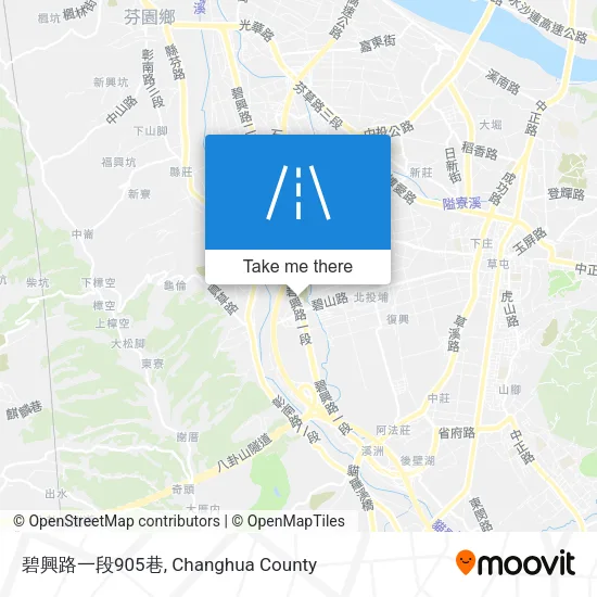 碧興路一段905巷地圖
