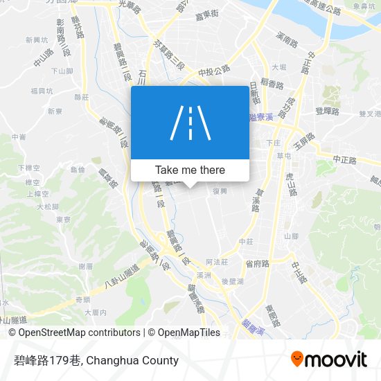 碧峰路179巷地圖