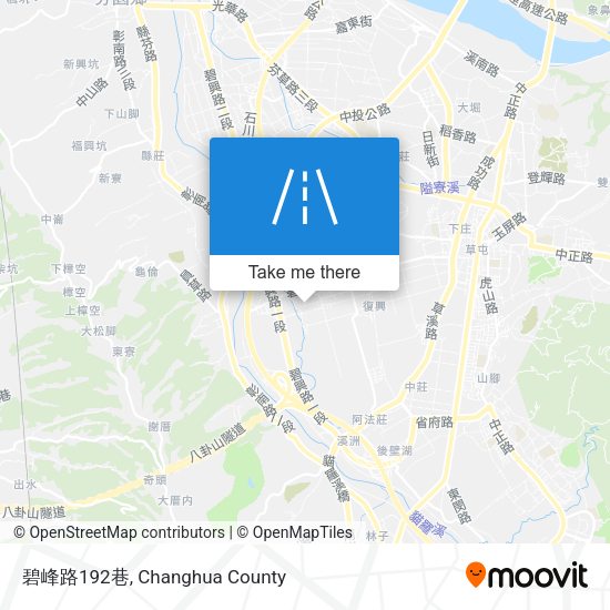 碧峰路192巷地圖