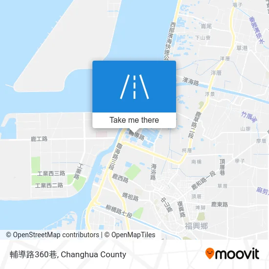 輔導路360巷 map