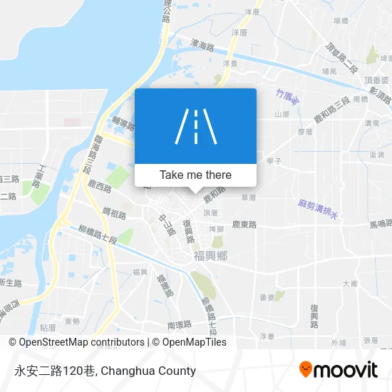 永安二路120巷地圖