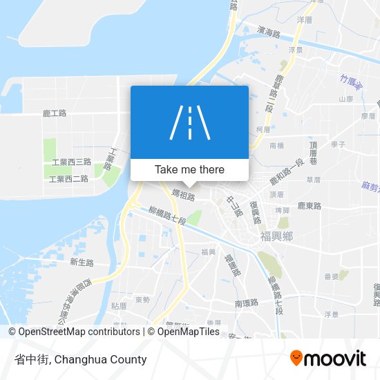 省中街地圖