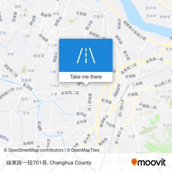 線東路一段701巷地圖