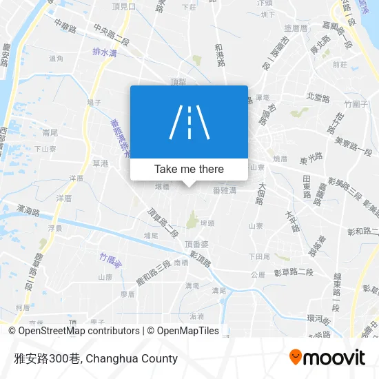 雅安路300巷地圖