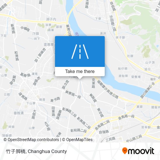 竹子脚橋地圖