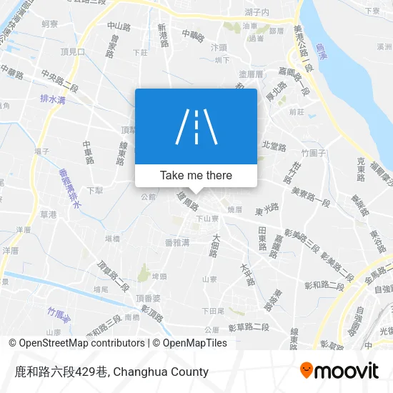 鹿和路六段429巷地圖