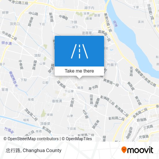 忠行路 map