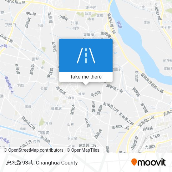 忠恕路93巷地圖