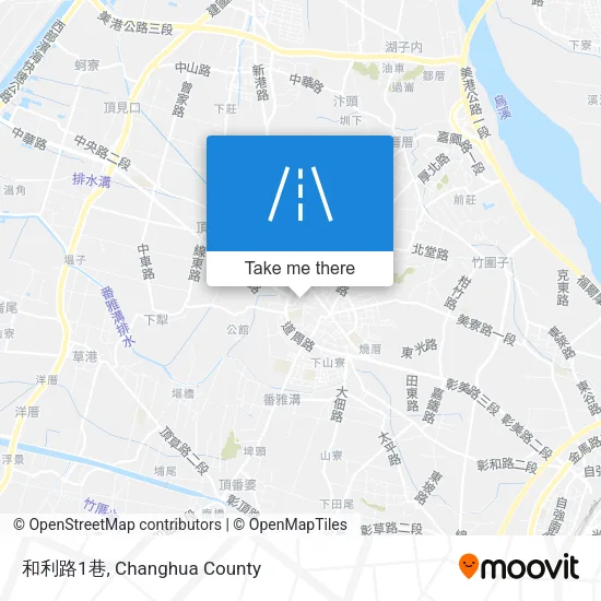 和利路1巷 map