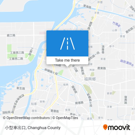 小型車出口 map