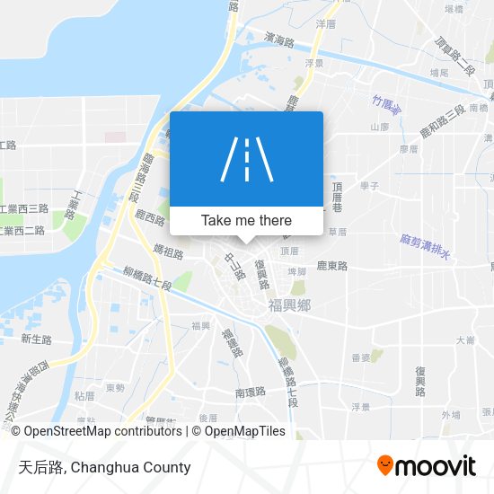 天后路地圖