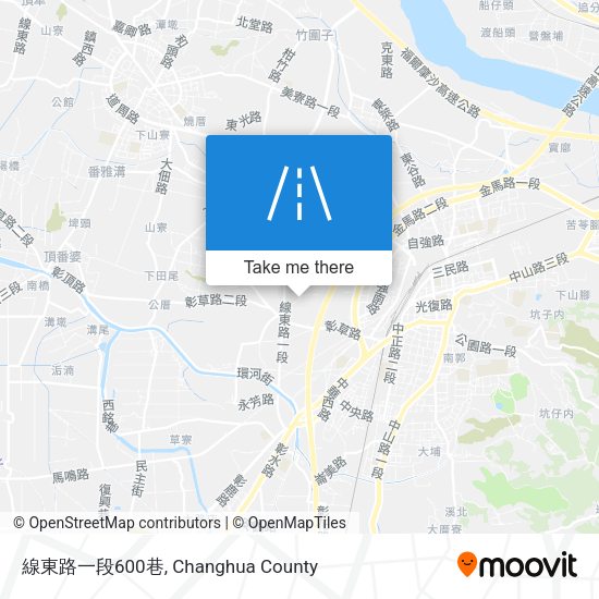 線東路一段600巷地圖