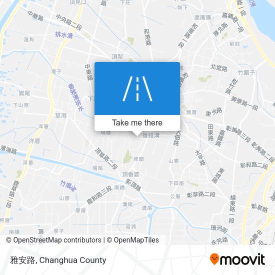 雅安路地圖