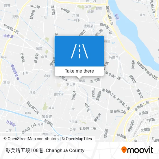 彰美路五段108巷地圖