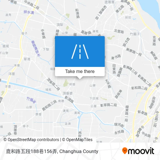 鹿和路五段188巷156弄地圖