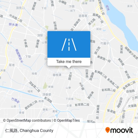 仁風路地圖