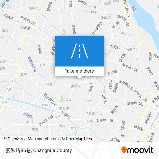愛和路86巷地圖