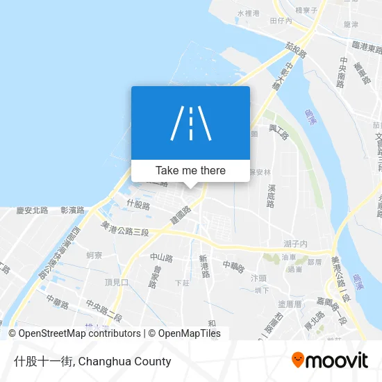 什股十一街 map